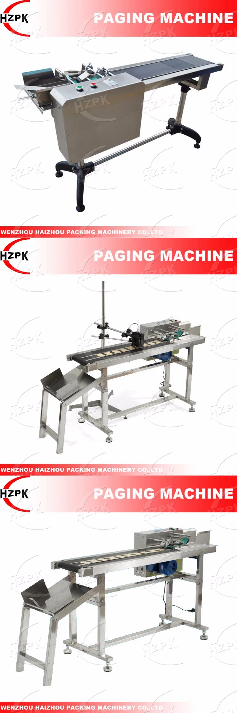Paging Machine for Seperating Paper, Plastic Bag, ID Card