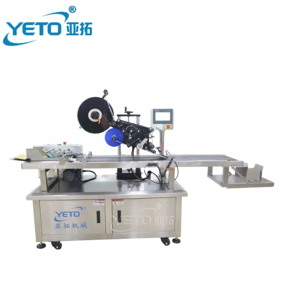 Automatic Paging Labeling Machine for Hang Tag Paper Bag Card Top Surface Sticker Labeller