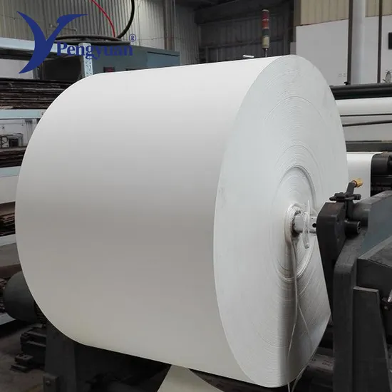 1s 2s Single or Double Sided PE Coated Cupstock Raw Paper Rolls 
