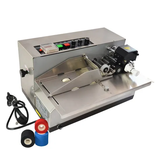 Lot Batch Number Expiry Date Printing Machine Coder My 380f Auto Paging Hot Ink Roll Date Coding Machine 