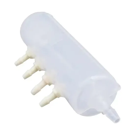Transparent Ink Circulation System Four Outlets Ink Circulation Splitter Ink Filter Printing Machinery Parts for Inkjet Printer 