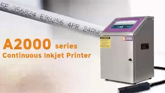Automatic Date Coding Machine Stable Cij Inkjet Printer Expiry Date Printer 