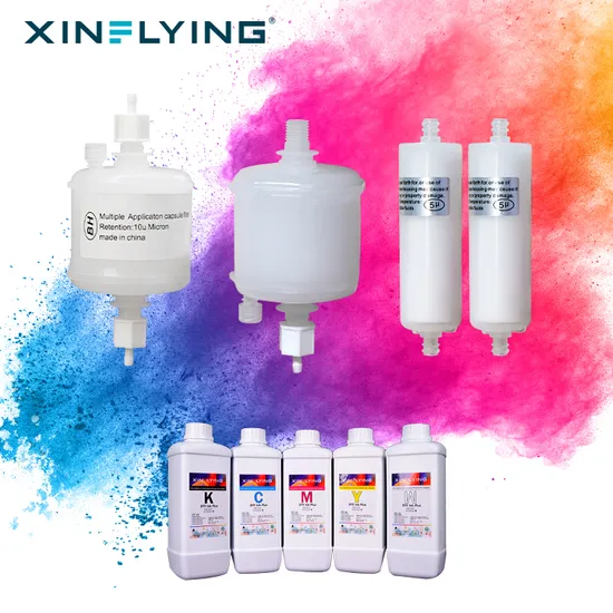 Xinflying Dtf White Ink Solvent Ink Filters Spare Parts for Dtf Printers Inkjet Capsule Filter Disc Filters 